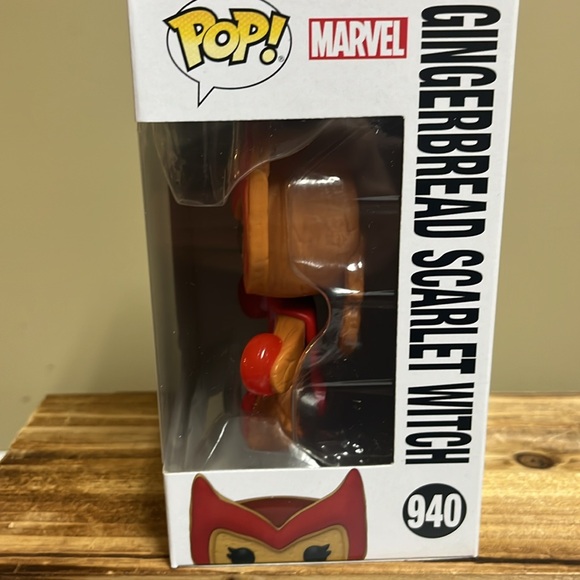 Marvel Gingerbread Scarlet Witch Funko Pop - Picture 4 of 5